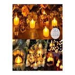epazzar 24 Adet Parti Organizasyon Christmas Konsept Süsleme Dekorasyon Pilli Tealight Mumu Led Işık