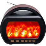 Epe FP-535 Şömine Nostalji Radyo Kablosuz Hoparlör - Speaker - Kahverengi