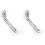 ePhase 2 Set Büyük Boy Deprem Güvenliği Kendinden Yapışkanlı Ayarlanabilir 6X14CM Mobilya Eşya Dolap Sabitleme Aparatı