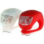 ePhase 2'li LED Bisiklet Lambası Ön ve Arka Için Aydınlatma Seti 3 Modlu Çakarlı Işık - Beyaz - Kırmızı