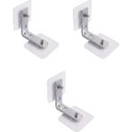 ePhase 3 Set Küçük Boy Deprem Güvenliği Kendinden Yapışkanlı 55X55MM Mobilya Eşya Dolap Sabitleme Aparatı