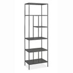 Ephesus Metal Siyah 60X180 Kitaplık