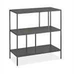 Ephesus Metal Siyah 80X85 Kitaplık