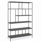 Ephesus Tv Ünitesi Metal Siyah 150X180 Kitaplık