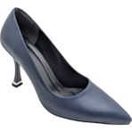 Ephyra | Klasik Stiletto Ayakkabı - Çiğdem Kundura - Ephyra - Lacivert - 40