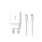 Epico 20W Beyaz PD Şarj Cihazı Bundle Adaptör ve Kablo