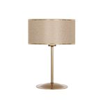Epifanio ABJ-EC01 Gold Hasır Kahve Eskitme Mat Gold Metal Abajur