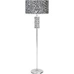 Epifanio Laser 5707 Krom Kaplama Metal Lambader - Leopar Desenli