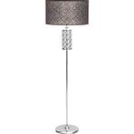 Epifanio Laser 5708 Krom Kaplama Metal Lambader - Kahve Kırçıl