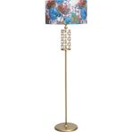 Epifanio Laser 5709 Eskitme Kaplama Metal Lambader - Flowers Desenli