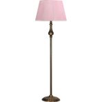Epifanio Madelyn Eskitme Burgulu Metal Lambader - Organize Pembe