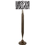 Epifanio Marche Eskitme Mat Gold Kaplama Metal Lambader - Zebra