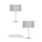 Epifanio TWO-005 Silver Krom Kaplama Metal Abajur