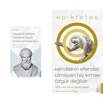 Epikür - Hoş Geldin Yabancı, Burada En Büyük Amacımız Mutluluktur: Mutluluk Yolunda Kırk Adım & Kendisinin Efendisi Olmayan Hiç Kimse Özgür Değildir: 2000 Yıllık Huzurlu Yaşama Rehberi (2 Kitap Set)