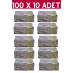 Epilla 100'lü 10 Paket Abeslang Tahta Dil Çubuğu Basacağı - Ağda Spatulası, Spatula (10 PAKET) 100x10 Kutu