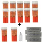 Epilla Pudralı Kartuş Roll-On Sir Ağda 110 G 12'li + Ağda Bezi 5 Paket + Ağda Yağı 50 ML