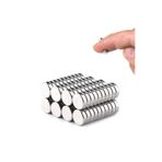 Epilons 10 Adet 8x3mm Yuvarlak Neodyum Mıknatıs Güçlü Nikel Kaplamalı Kaliteli Dayanıklı Magnet