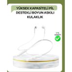 Epilons 100 Saat Pil Ömrü Boyun Askılı Bluetooth Kablosuz Kulaklık - Renkli