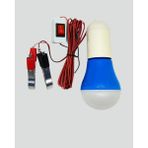 Epilons 12V LED Ampul Timsah Kıskaçlı Akü Bağlantılı Anahtarlı Seyyar Kamp ve Acil Durum Lambası