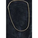 Epilons 316L Çelik Örme Zincir Model Gold Renk Erkek Kolye - TJ-ERK1391