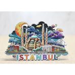 Epilons Ahşap İstanbul Temalı Magnet Alk4599