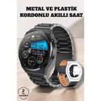 Epilons Akıllı Saat Sağlık ve Fitness Takibi Bluetooth Bağlantılı Dokunmatik Ekran - 35 - 48 mm - 01P-Pembe