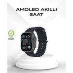 Epilons Amoled Akıllı Saat Bluetooth Arama Su Geçirmez - Seçenek