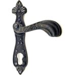Epilons Antika Tarz Dekoratif Pirinç Mevlana Banyo Kapı Kolu - 228X48 Mm, Oksit