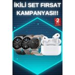 Epilons Aynalı Bluetooth Kulaklık Yeni Nesil Akıllı Saat Titreşimli Nabız Ölçer Spor Modları - Seçenek
