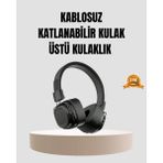 Epilons Bluetooth Kablosuz Kulak Üstü Kulaklık Katlanabilir Konforlu ve Şık Tasarımlı - Diğer
