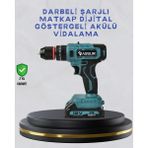 Epilons Çift Bataryalı Şarjlı Matkap Dijital Ekranlı Set - Seçenek