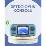 Epilons Çocuklara Özel Retro Oyun Konsolu Portatif Eğlence Cihazı - Çok Renkli