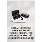 Epilons Dijital Göstergeli Bluetooth Kulaklık Kablosuz Tws Stereo Bluetooth 5.0 - Çok Renkli