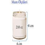 Epilons Doğal Özel Seri Kokulu Dekoratif Kavanoz Mum 210 cc - Çikolata - RYL