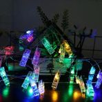 Epilons Greyder GD972 Şerit Pilli Aydınlatma 2 Metre 10 Adet Rgb Mandal LED