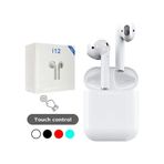 Epilons İ12 Wireless Air Bluetooth 5.1 Kablosuz Kulak İçi Kulaklık beyaz
