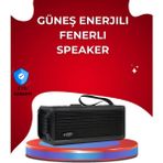 Epilons J-Ipox P520 Solar Enerjili Bluetooth Hoparlör Fm Radyolu 8W Ses