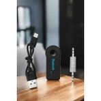 Epilons Kablosuz Bluetooth Aux Araç Kiti Siyah Hafıza Kartlı - Renkli