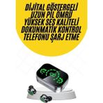 Epilons Kablosuz Bluetooth Kulaklık Çift Telefon Destekli Powerbankli Dijital Göstergeli - Seçenek