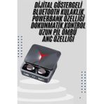 Epilons Kablosuz Bluetooth Kulaklık Powerbank Özellikli Göstergeli Hd Mikrofon - --