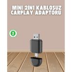 Epilons Kablosuz Carplay Adaptörü – Usb-A & Type-C Uyumlu Hızlı Bağlantı Cihazı