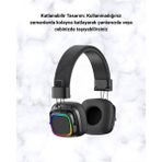 Epilons Kablosuz Rgb Işıklı Katlanabilir Bluetooth Kulak Üstü Kulaklık - Diğer