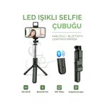 Epilons Led Işıklı Selfie Çubuğu Bluetooth Kumandalı Kablosuz Tripot Selfie Monopod Selfie Stick
