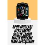 Epilons M6 Akıllı Bileklik Siyah Adımsayar Spor Takibi Android ve Ios Uyumlu - .