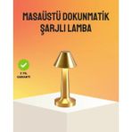 Epilons Metal Masa Lambası 3 Işık Renkli Kademesiz Parlaklık Ayarlı