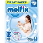 Epilons Mey Ithalat® Bebek Bezi Fırsat Paketi 3 Beden 4-9 kg 68 Adet - Seçenek