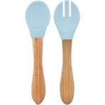 Epilons Mey Ithalat® Mama Kaşığı ve Çatal Seti Mineral Blue - Seçenek
