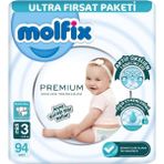 Epilons Mey Ithalat® Premium Bebek Bezi Ultra Fırsat Paketi 3 Beden 4-9 kg 94 Adet - Seçenek