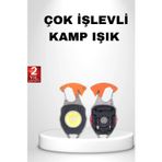 Epilons Mini Led Anahtarlık Fener – Şişe Açacağı, Tornida, Düdük Ve Usb Şarj Özellikli