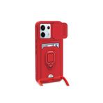 Epilons mpdA0458683140710392 Newface Xiaomi Redmi Note 13 Pro 5G Kılıf Zuma Kartvizitli Yüzüklü Silikon - Kırmızı